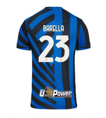 Inter Milan Nicolo Barella #23 Hjemmebanetrøje 2024-25 Kort ærmer